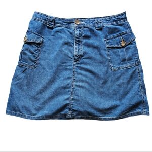 White Stag Cargo Pocket Denim Skort